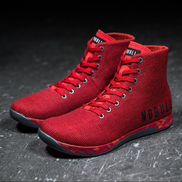 NOBULL Shoes - NoBull Project High-Top Fire Heather Trainer.